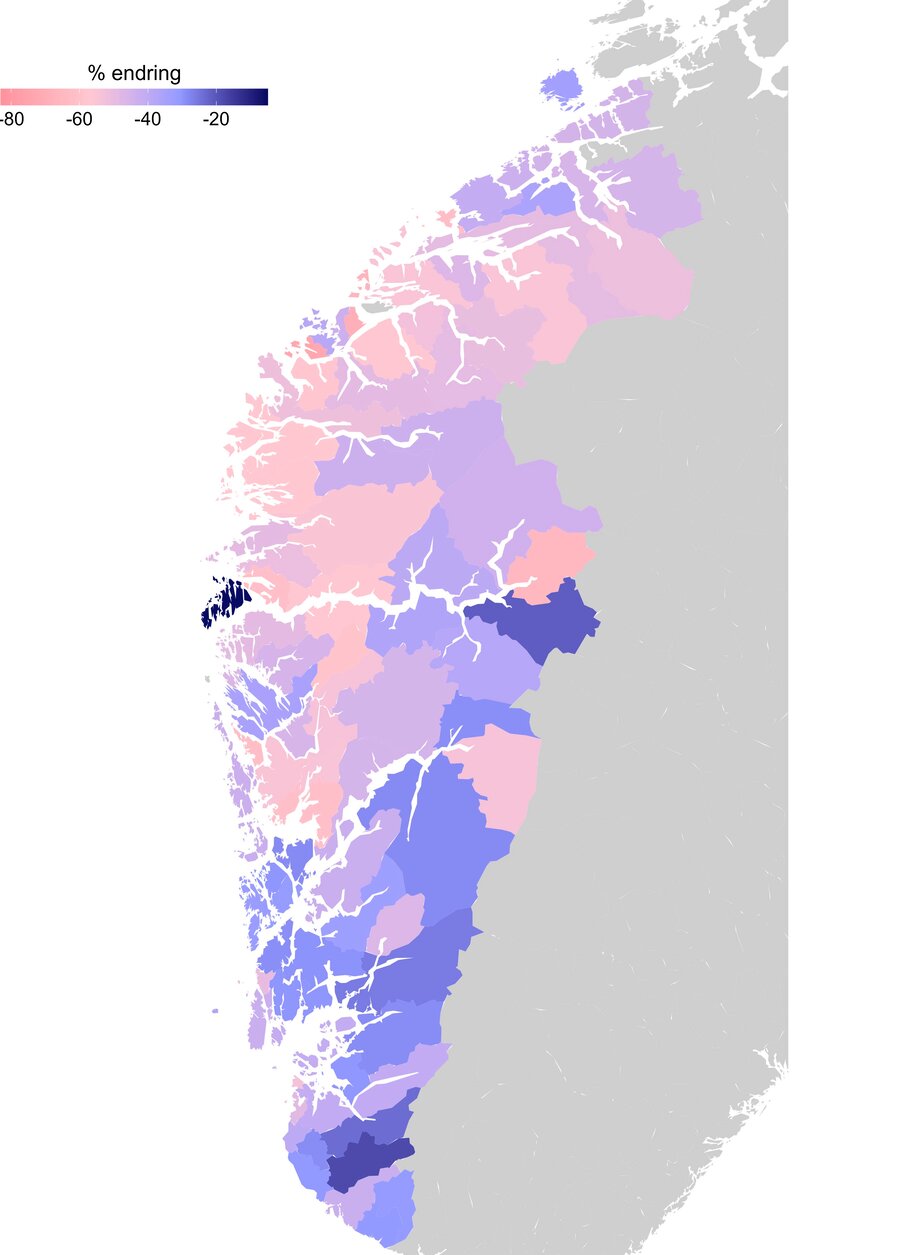 Nedgang bønder Vestlandet