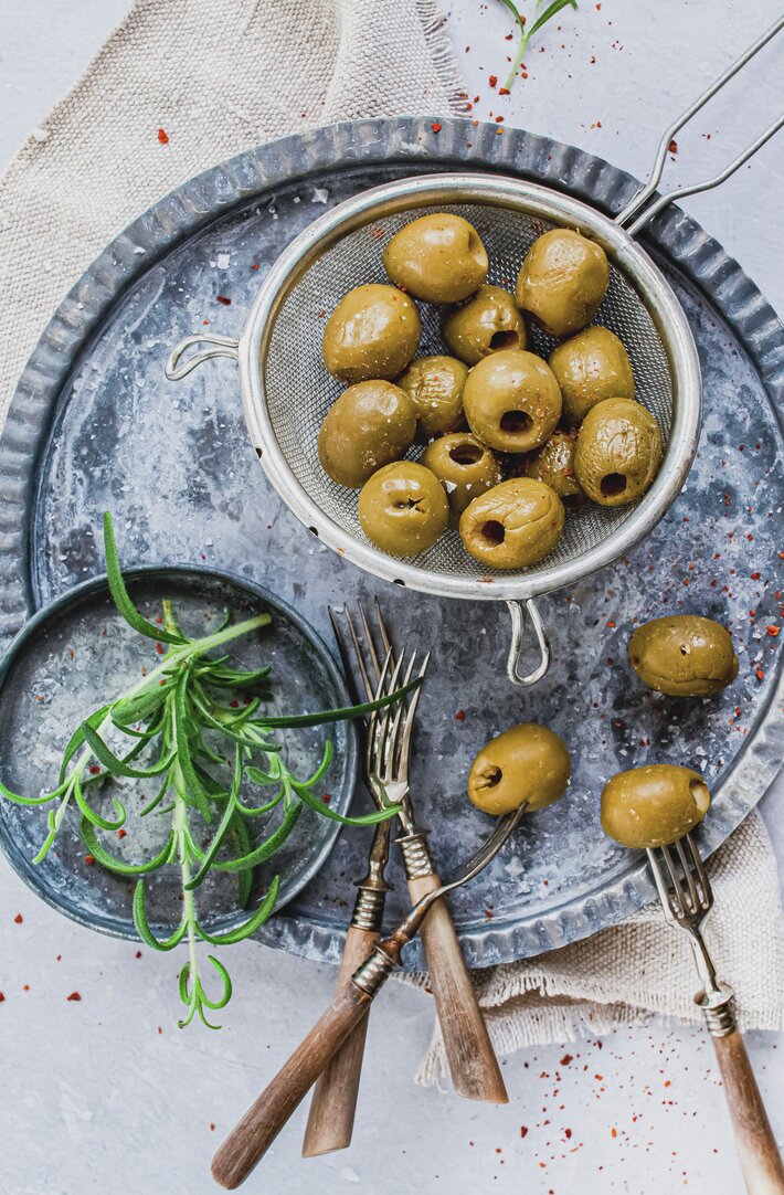Grillet oliven