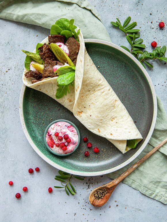 Wraps med reinsdyrskav