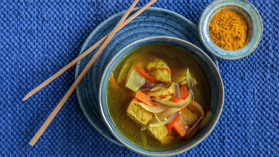 Suppegryte med asiatisk smak