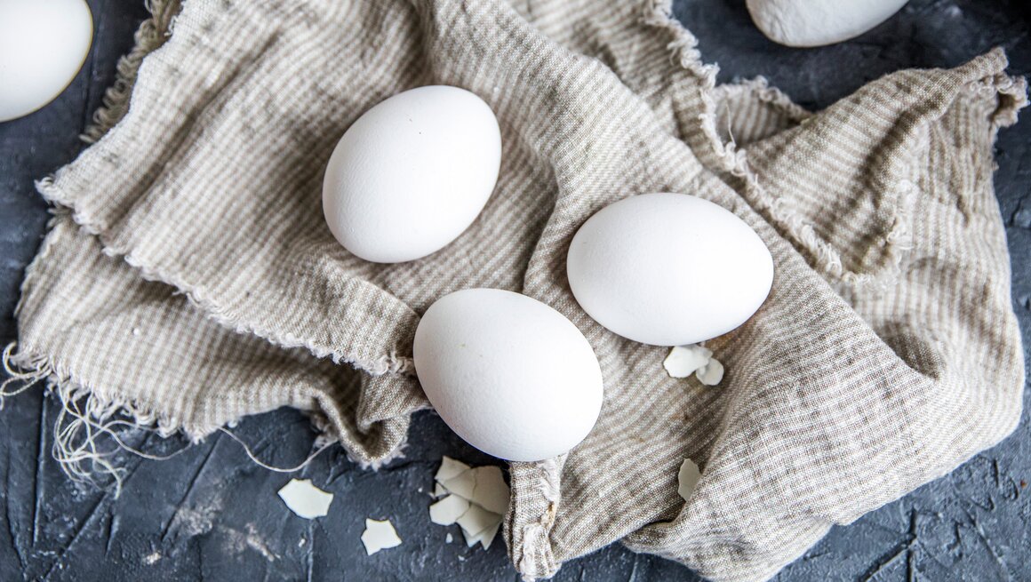 hvite egg