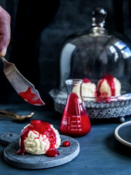 Panna cotta-hjerner